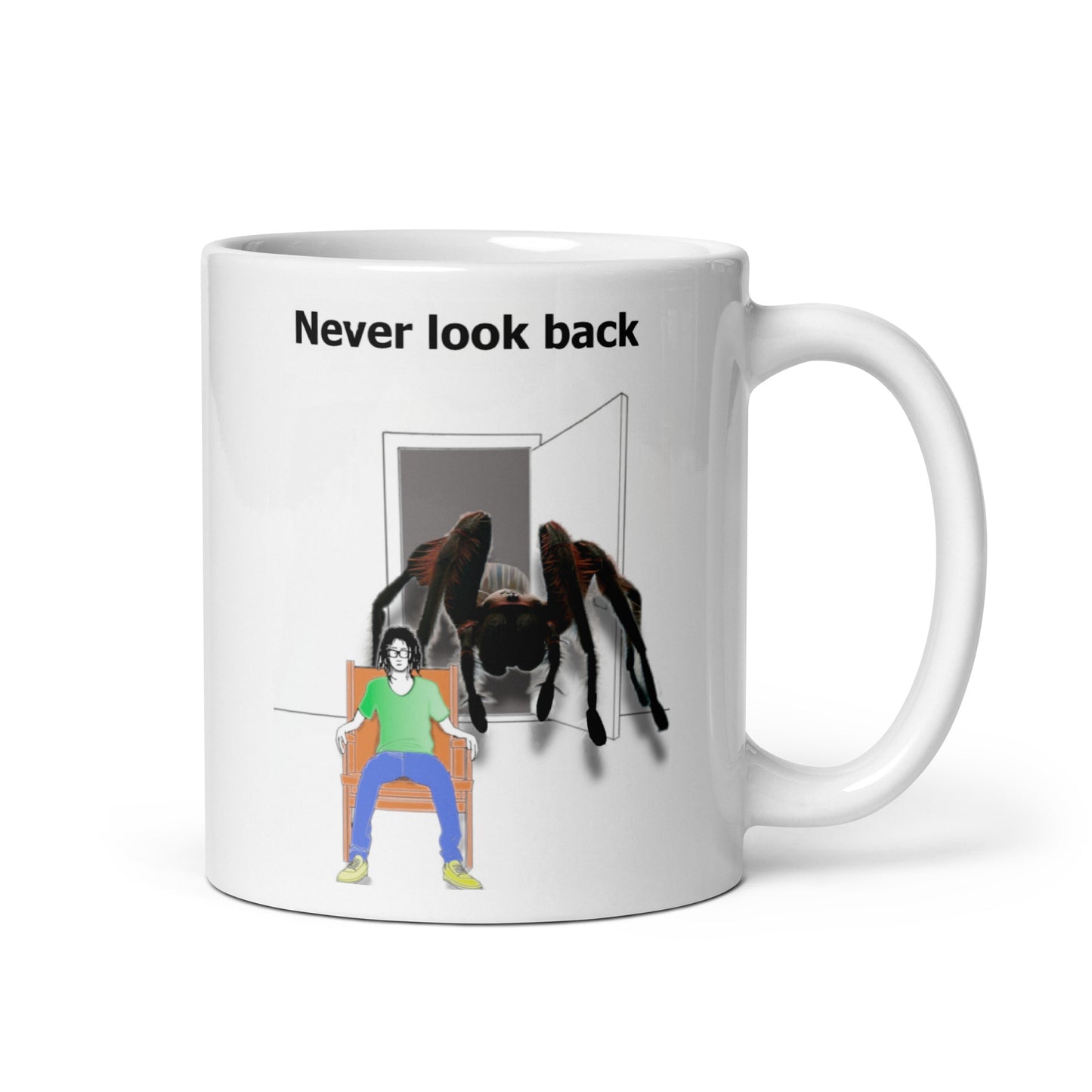 'Never Look Back' Coffee Mug